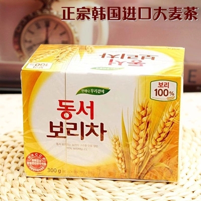 韩国进口食品 原味东西大麦茶袋泡茶 益气健胃刮油去脂养生茶300g