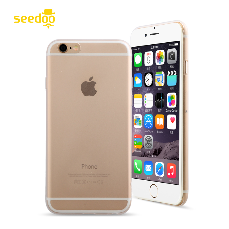 seedoo 苹果iPhone6S超薄 透明手机壳苹果6全包边保护套外壳4.7寸