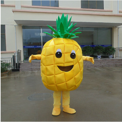 国外版卡通人偶行走服装 卡通玩偶表演服装 菠萝水果新款定制