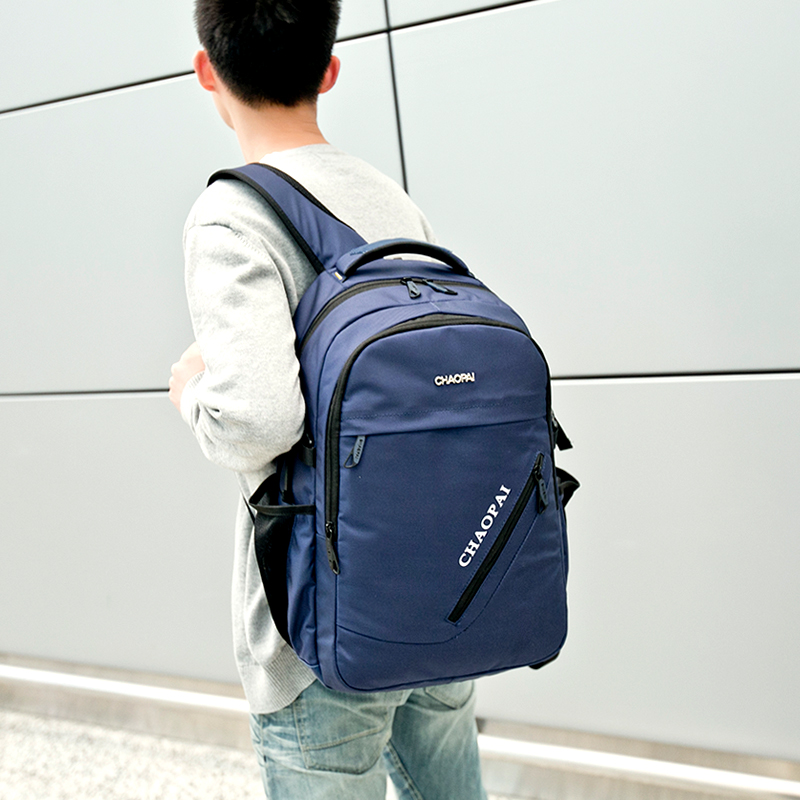2015韩版新款电脑背包双肩包中大学生书包男休闲运动旅行旅游包女