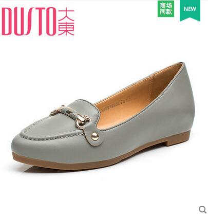 DUSTO/大东2016秋季新款韩版时尚平跟舒适女鞋单鞋DW16Q3072A