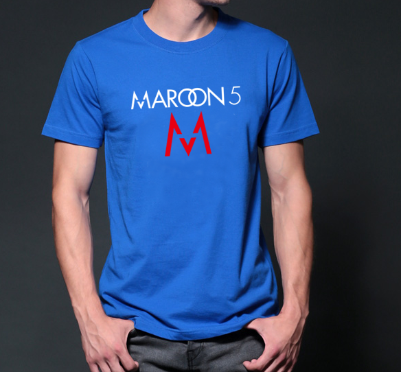 摇滚乐队T恤Maroon 5魔力红乐队t恤短袖T恤摇滚朋克音乐男女T恤