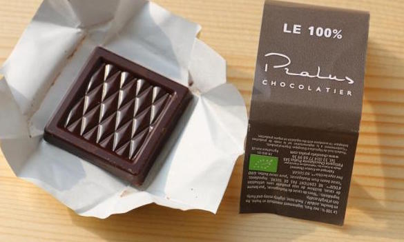 国内天津现货法国pralus普阿鲁斯100%高纯黑巧克力单片*买十送一