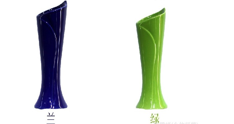 纯白陶瓷花瓶 时尚迷你陶瓷花器花瓶 摆饰品 日式简约宜家风格