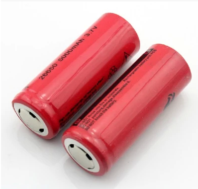 红皮26650锂电池超大容量可充电锂电池强光手电筒专用6800mAh