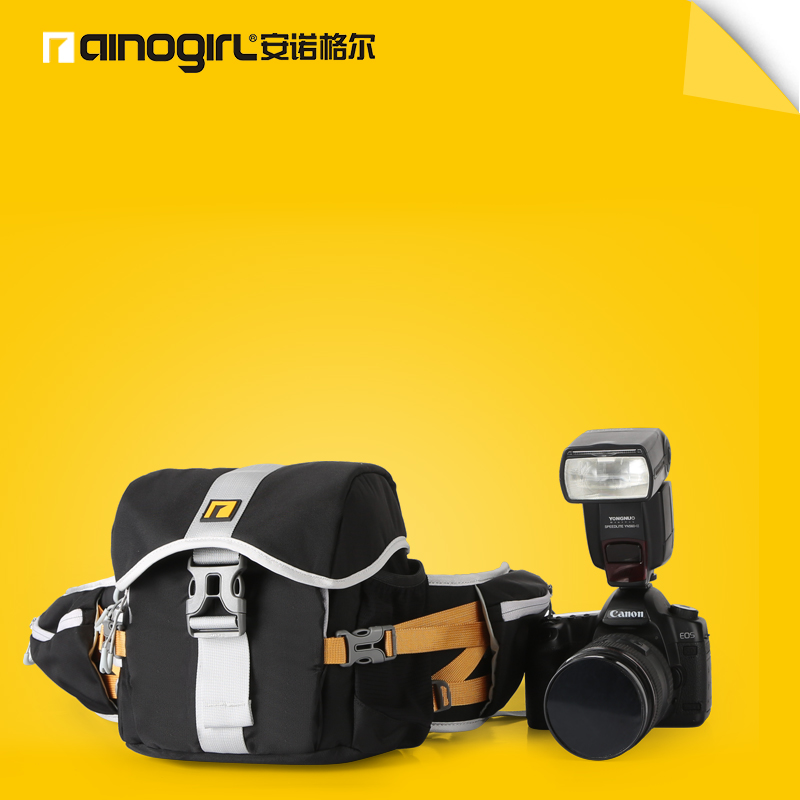 安诺格尔单反相机包 单肩摄影腰包/时尚数码包斜挎摄像机包 A1562
