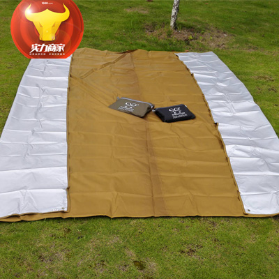 厂家直销3*3m野营耐磨防水防紫外线地毯牛津布地席地垫天幕 135-3