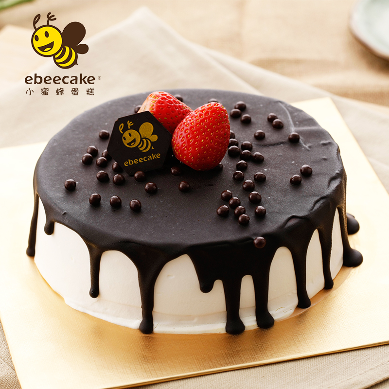 ebeecake小蜜蜂新鲜冰激凌蛋糕朗姆冰激凌生日蛋糕北京同城配送