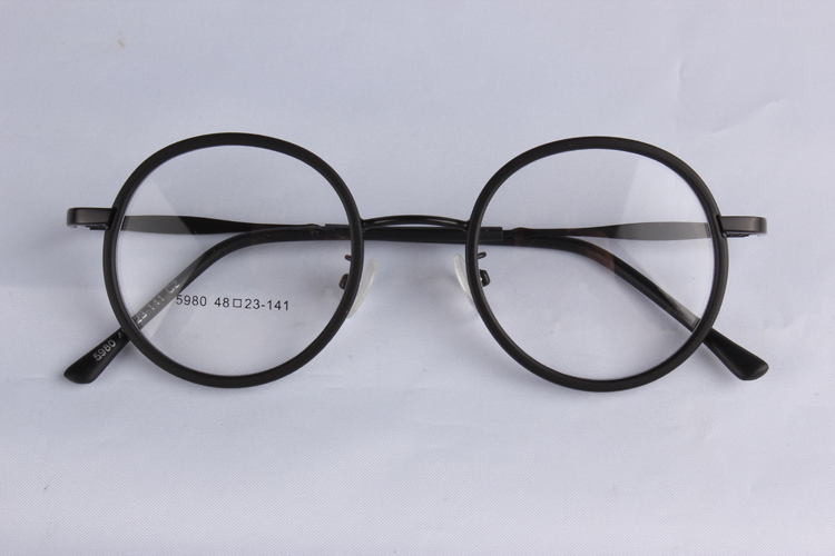 时装款圆框眼镜复古金属圆形眼镜框韩版男女款大小脸型近视眼镜架