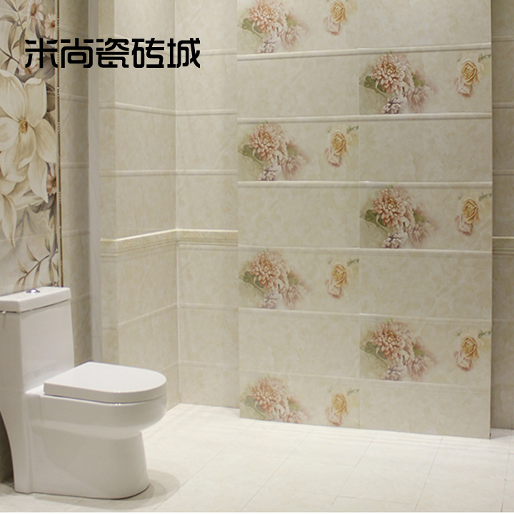 高档内墙砖卫生间浴室厨房釉面砖不透水300*600 5d喷墨瓷砖