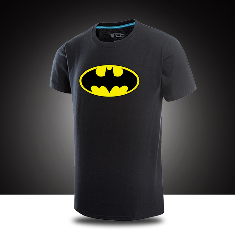复仇者英雄联盟蜘蛛蝙蝠钢铁侠超人美国队长雷神纯棉男女短袖t恤