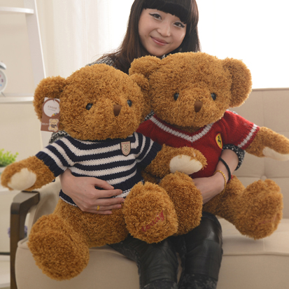新款毛衣泰迪熊公仔毛绒玩具大号玩具熊抱抱熊正品送女友生日礼物