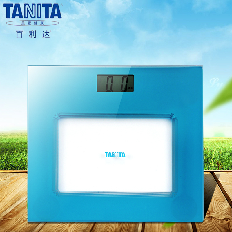 百利达TANITA正品家用超薄精准健康人体秤体重计电子体重秤HD-379
