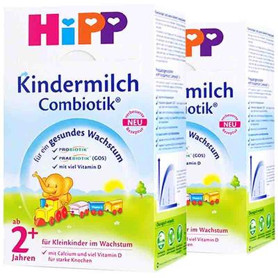 两件装 德国喜宝（HiPP）益生菌婴幼儿奶粉 2+段（2岁以上）600克