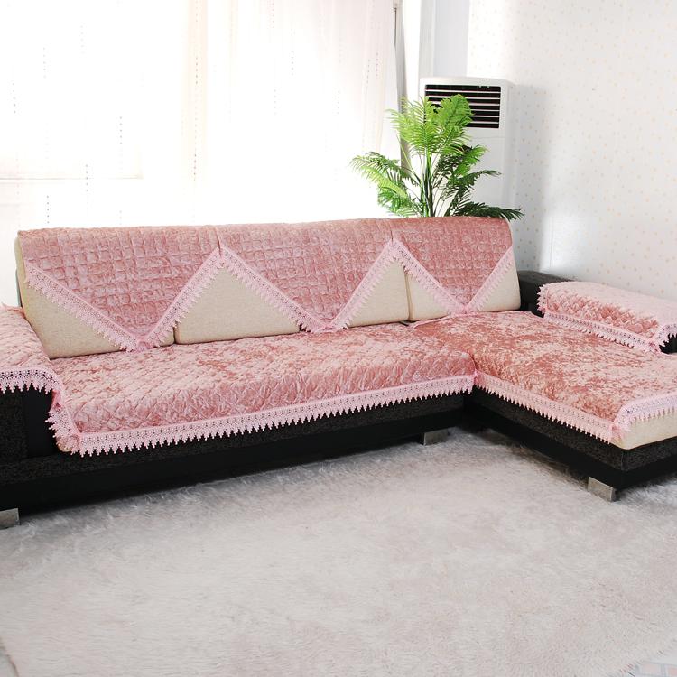 高档组合沙发垫 沙发靠背垫 水溶边短绒绗缝沙发垫