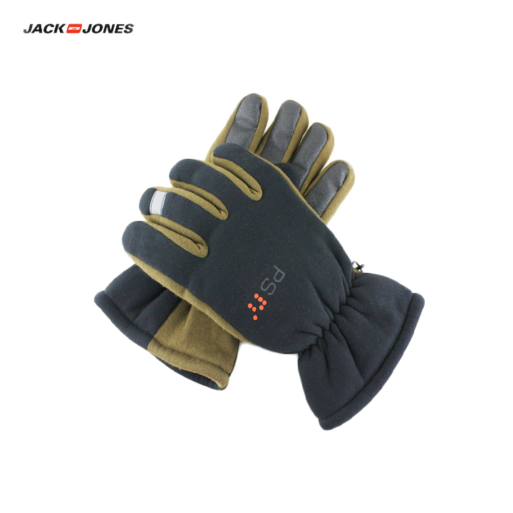 冬季保暖加厚防风户外登山骑行连指手套新款品牌潮流防滑男士手套