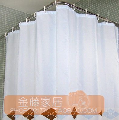 304不锈钢直角L形浴帘杆 合金配件浴室帘杆 定做卫生间浴帘架