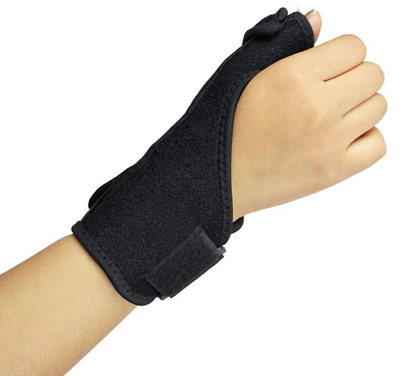 护大拇指护腕 弹簧钢条支撑 骨折防护扭伤 腱鞘炎护腕 篮球护指套