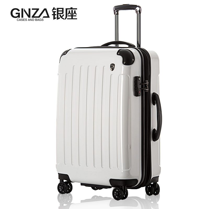 【银座诚品】正品出口日本亮面旅行箱拉杆箱行李箱包飞机轮20寸