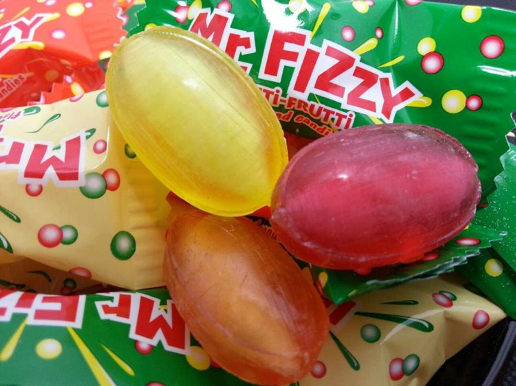 俄罗斯进口如胜品牌水果味气泡糖果 水果糖混合口味硬糖 250克