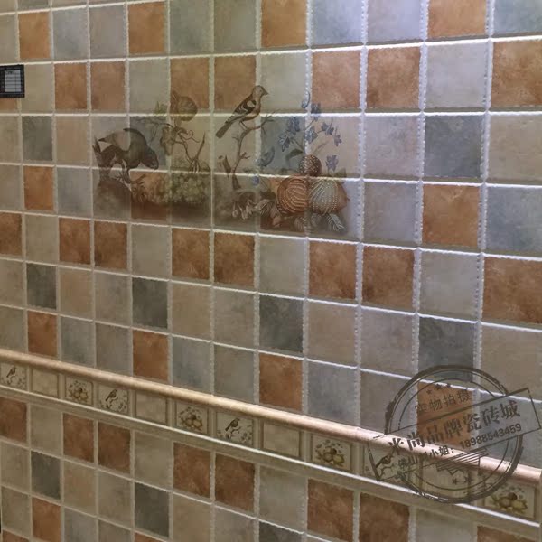高档釉面砖300*300五彩岩哑面厨房卫生间浴室内墙砖 瓷片地砖瓷砖