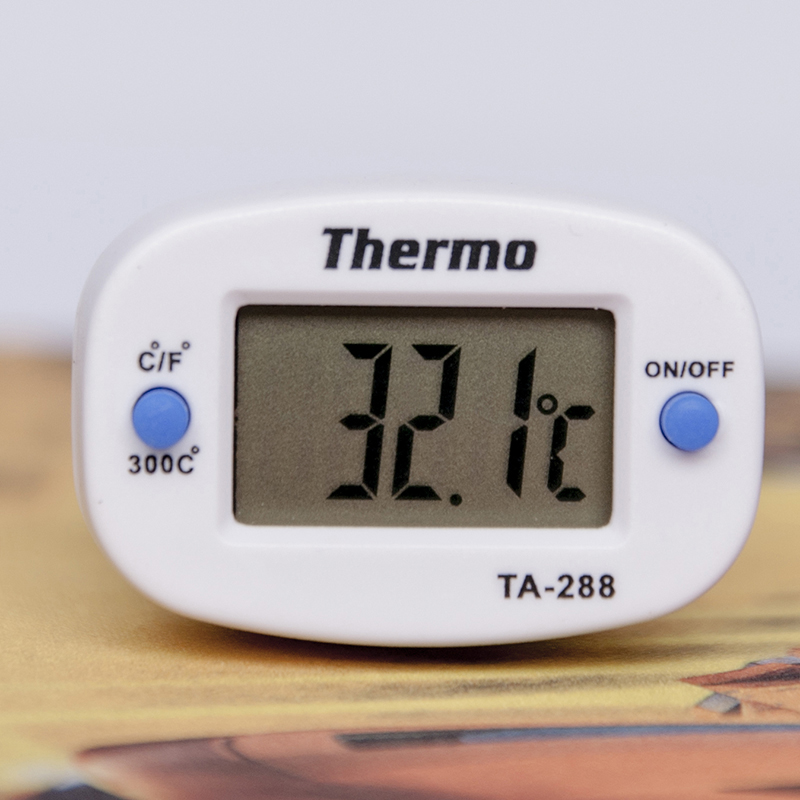 禾高TA288食品温度计 数显电子温度计长探针快速测牛奶温度计中药