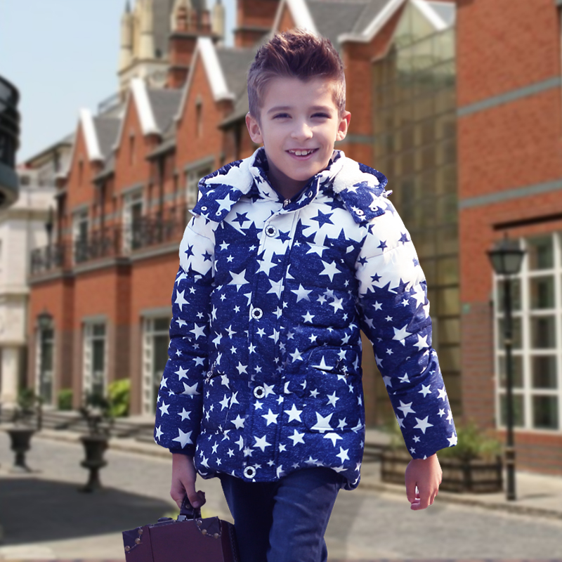 太阳雪人儿童羽绒服 2015新款男童冬季童装中小童羽绒服加厚外套