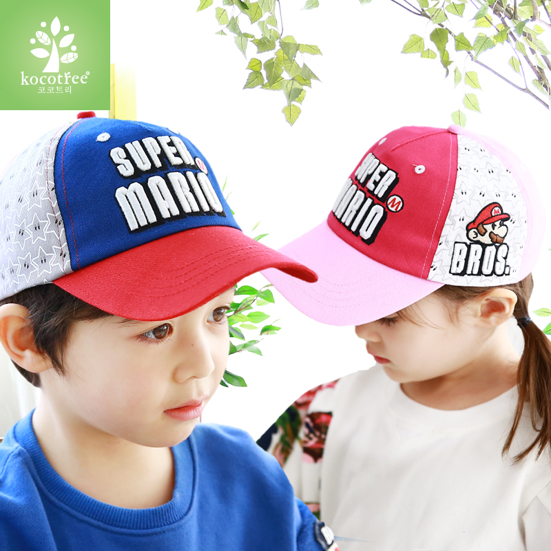 韩国儿童鸭舌帽春秋男童2-4-8岁宝宝帽子小孩棒球帽女童遮阳帽潮