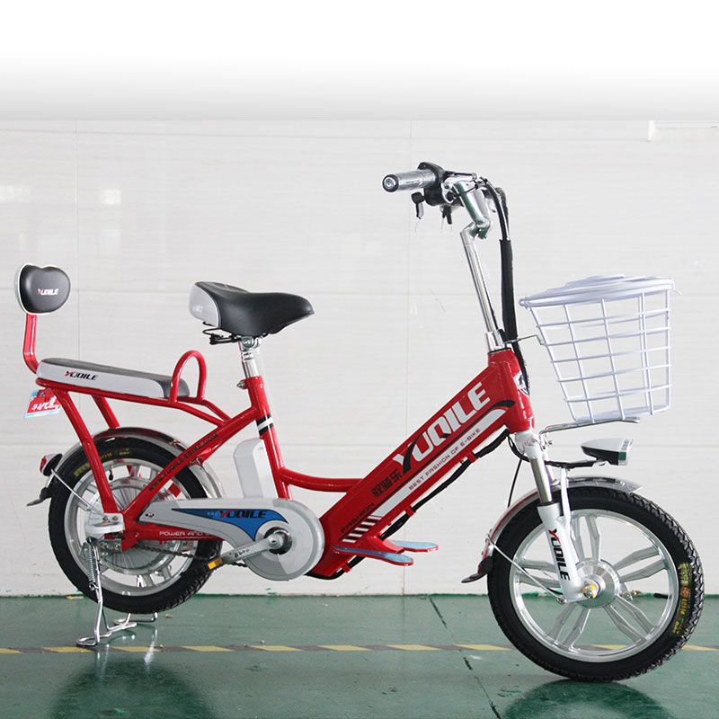 电动车 锂电车 电动自行车16寸48V240W助力电瓶单车代步车电池车