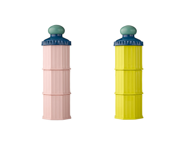 日本原装直邮betta贝塔3层奶粉盒携带方便 2色可选