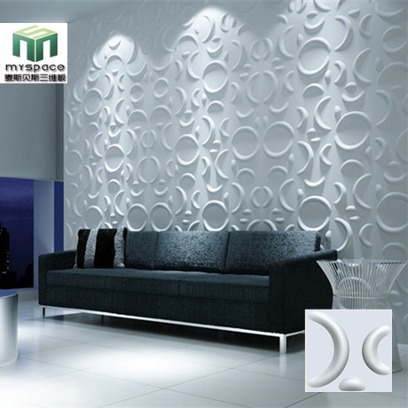 三维板立体装饰板3d客厅沙发背景墙 三维扣板门头店面形象墙装修