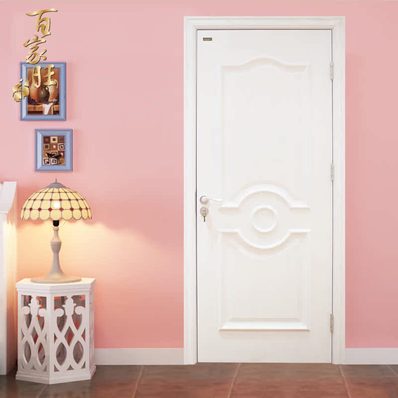 百家旺 潮流新款室内门实木复合烤漆门套装门 实木门卧室门包邮