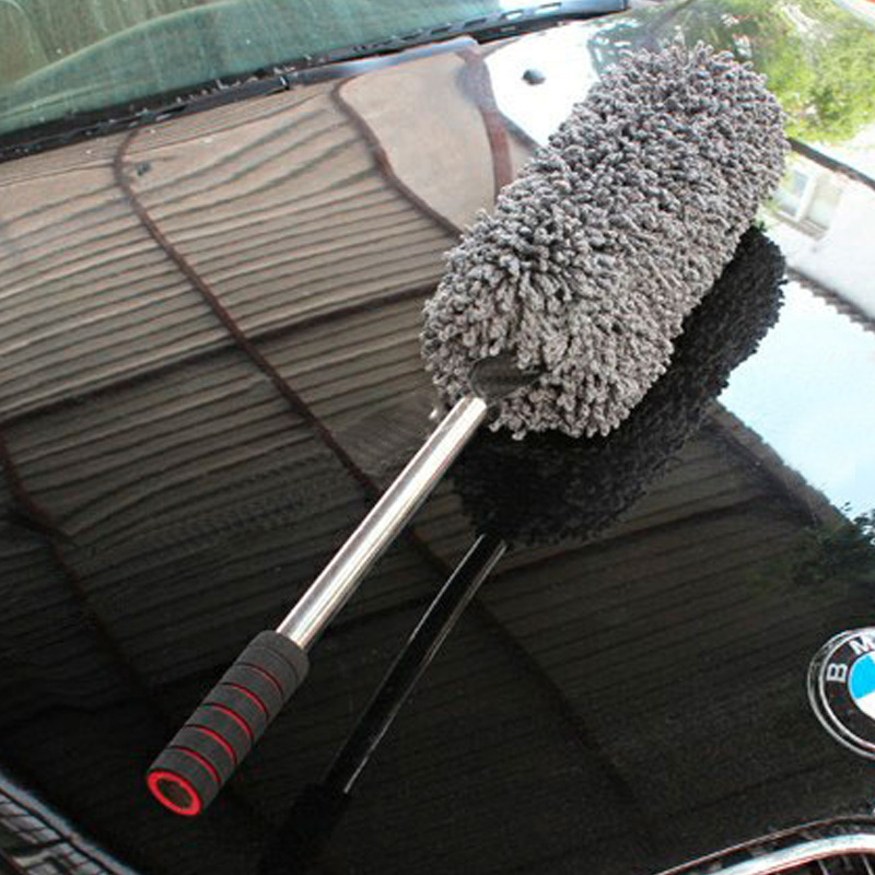 易可汽车伸缩式蜡刷 车用蜡拖 洗车掸子除尘刷擦车拖把清洁用品