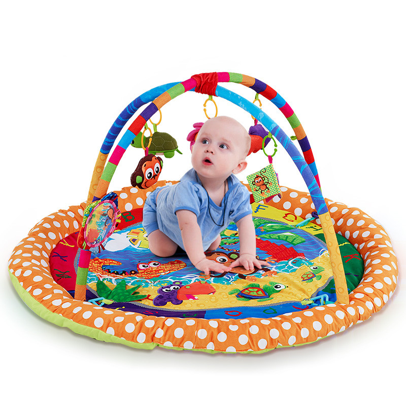 英国靓妈家族婴儿爬行垫宝宝游戏垫健身架爬行毯音乐毯益智玩具