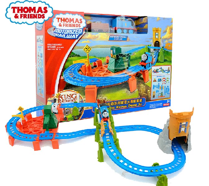 包邮正品托马斯电动系列城堡大冒险轨道BGL99 火车头玩具套装