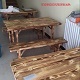 防腐餐桌椅实木家具馆