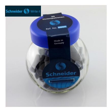 Schneider施耐德墨胆 墨囊 墨水胆30支瓶装 墨水芯 补充液/墨囊