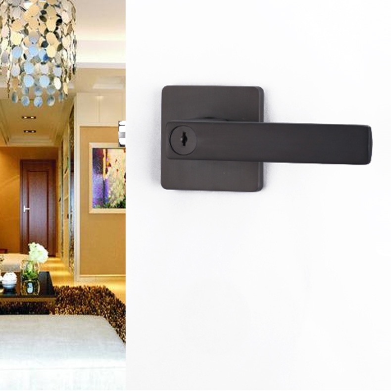 SUMIT 欧式球形锁门锁室内黑色美式房门锁卫生间套装门锁SD5796