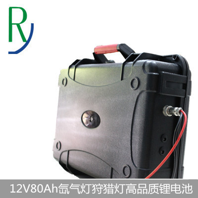 12V80Ah大容量聚合物锂电池 多用途高品质足容量手提箱户外电源