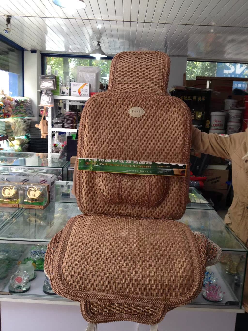联合瑞华天然椰棕汽车座垫 全包环保座垫 椰棕冰丝编制通用座套