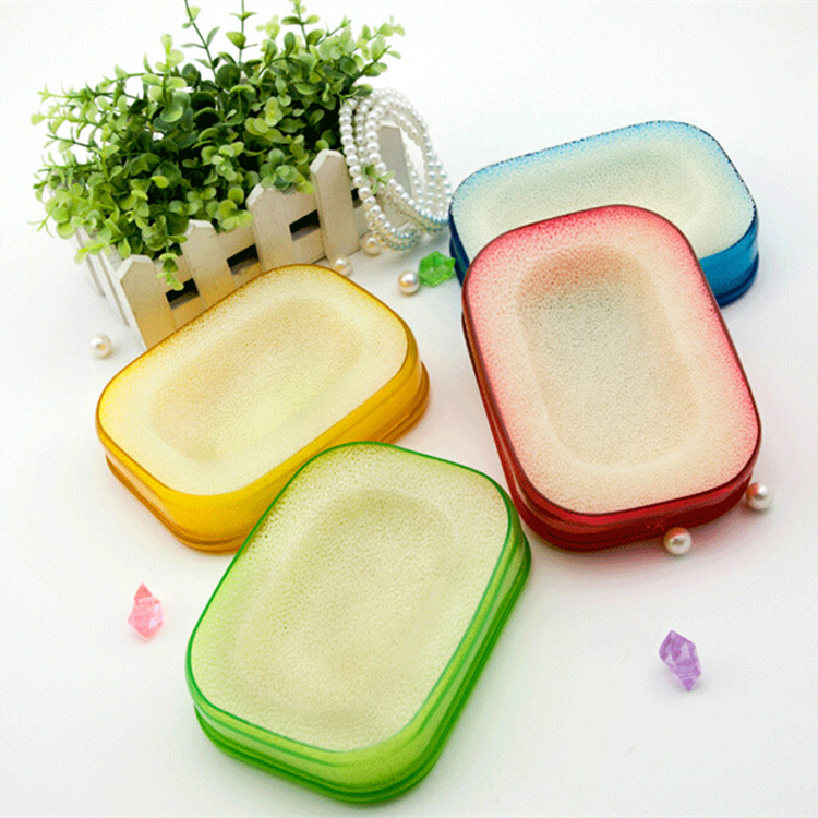 韩国正品创意多功能有氧皂盒海绵皂盒节约香皂