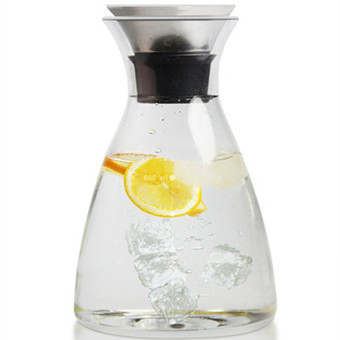 丹麦风格SOLO凉水壶冷水壶耐热玻璃大容量夏日果汁水瓶防侧漏包邮