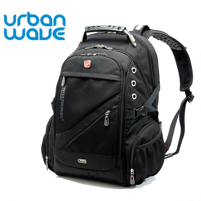 Urbanwave/城市波浪大容量电脑双肩男女士通用旅行学生书包背包