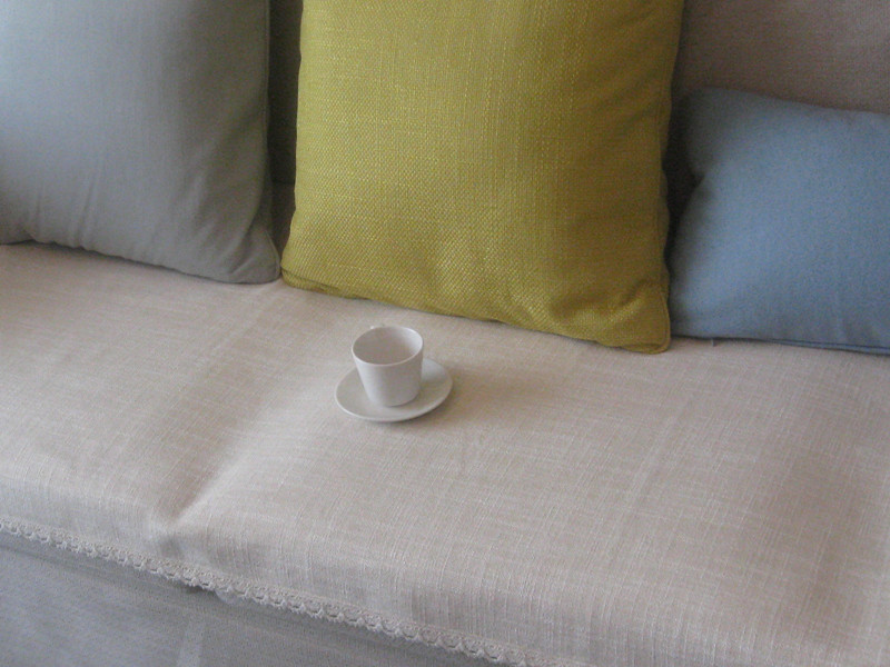 高档现代简约沙发垫四季纯色沙发巾罩加厚夏季亚麻棉麻沙发垫布艺