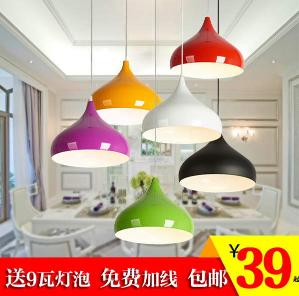 餐厅三头现代简约吊灯吧台创意个性美发奶茶中国大陆喷漆磨砂