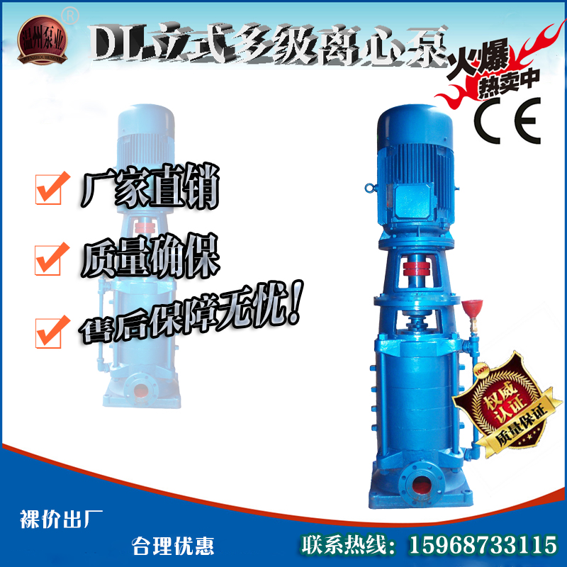 XBD高层建筑供水泵 多级泵 DL立式多级离心泵150DL160-25*7 132KW