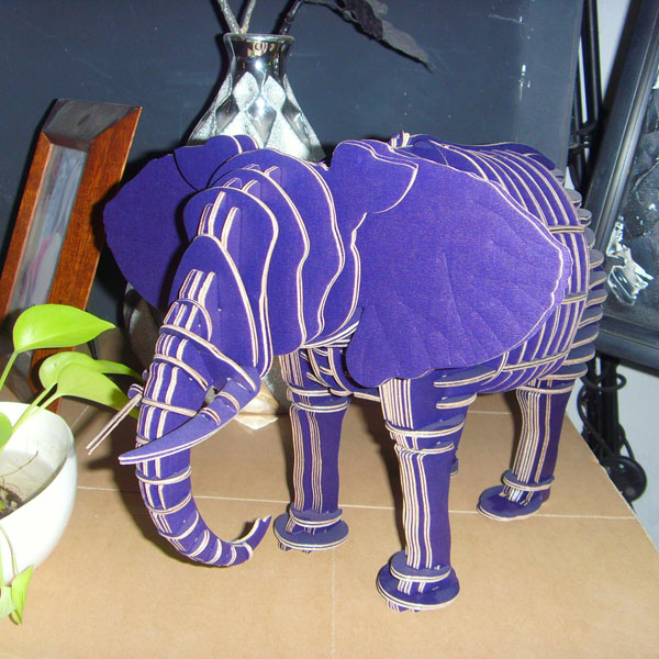 纸匠摆件3d拼图组装玩具立体大象装饰儿童益智4-5-6-78正品早教