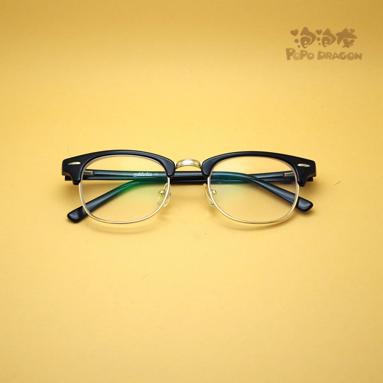 2015新款高端板材加金属材质 潮流复古眼镜架 进口板材彰显品质