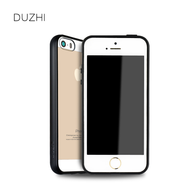 都芝 新款 iphone5s手机壳 超薄背透明防摔硅胶边框5sE手机壳批发