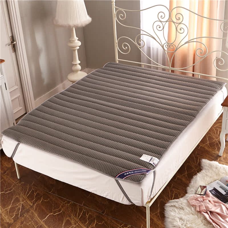 正品4D竹炭透气软床垫 可折叠床褥子垫加厚榻榻米垫被夏1.5m1.8米